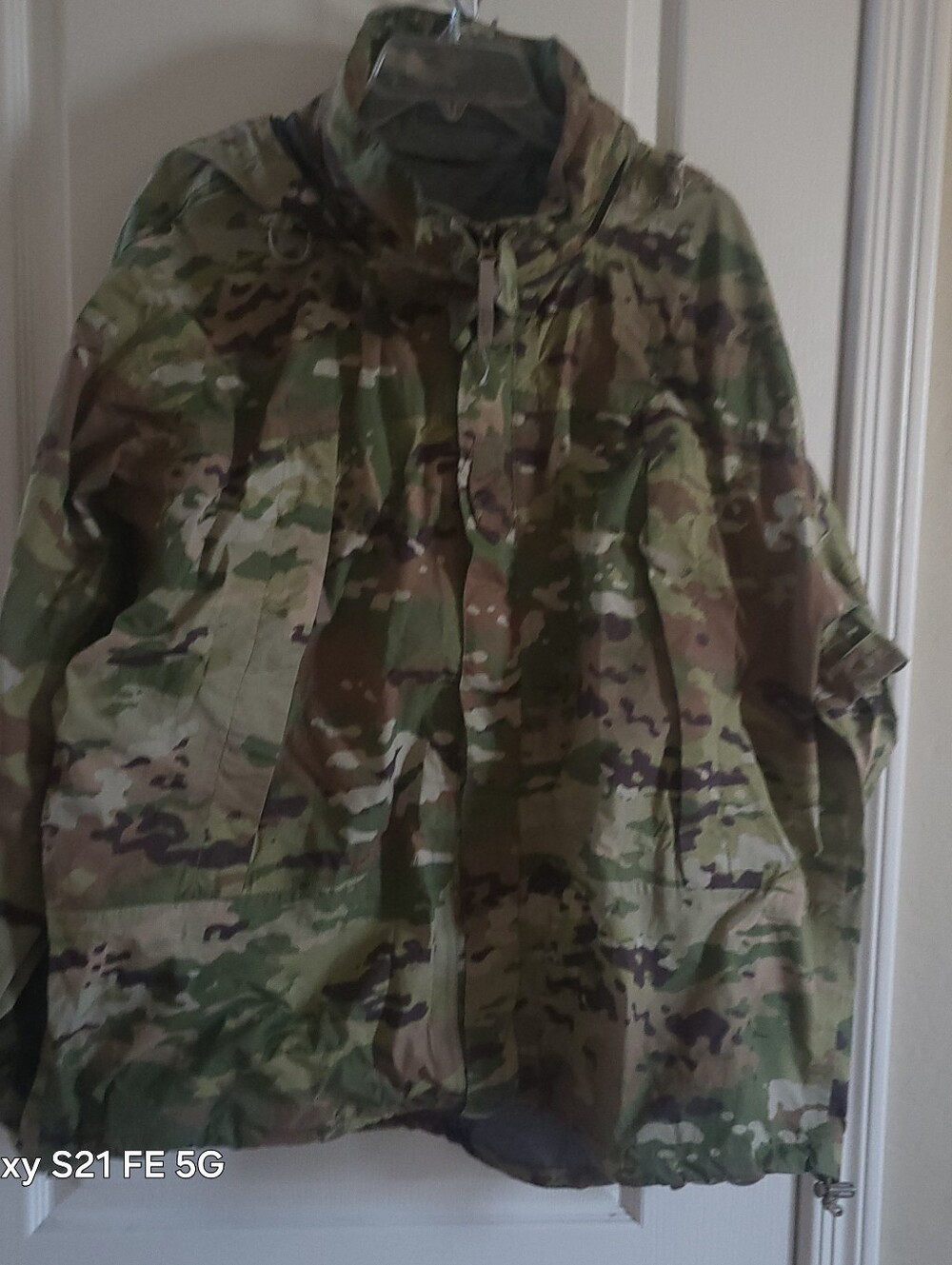 Men's Camouflage Military-Style Jacket - Green Camo